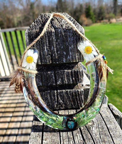 Custom Order - Horseshoe - Horse Hair Memorial Keepsake