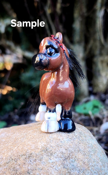 Custom Order - Horse Hair Memorial Keepsake